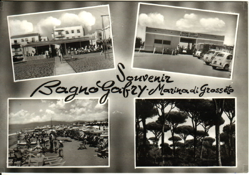 Cartolina souvenir Bagno Gabry
