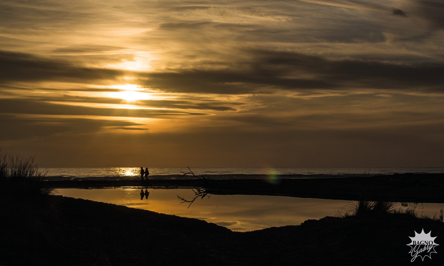 Tramonto sul mare